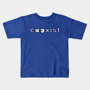 Toilet Paper Coexistence Kids T-Shirt